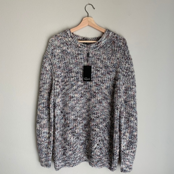 Rails Sweaters - Rails Multi-colored Chunky Knit Oversized Sweater